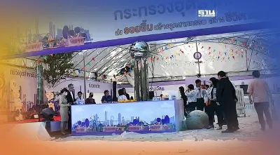 กระทรวงอุตสาหกรรมร่วมงานกาชาด 2566“นุ่งโจง ห่มไทย ช้อป ชิม ใช้”