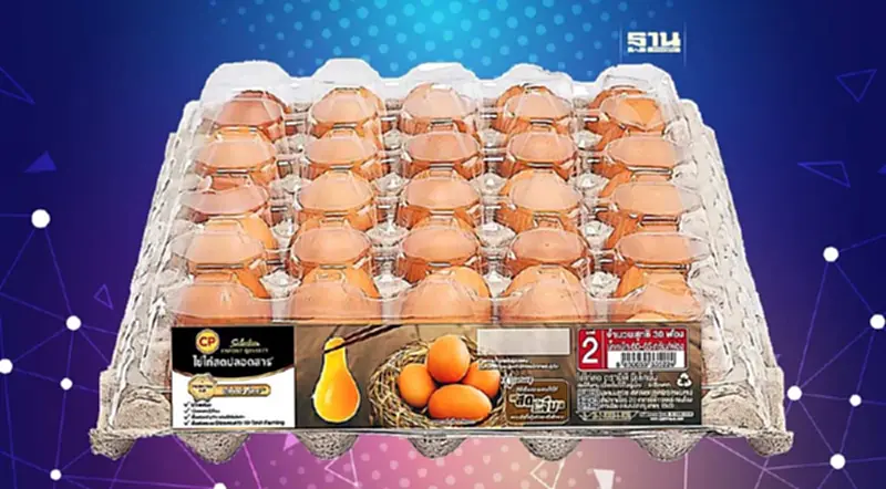 “ซีพีเอฟ”มุ่งมั่นพัฒนาอาหารดีต่อใจ เปิดตัวถาดไข่ไก่พลาสติกรีไซเคิล 100% “ซีพีเอฟ”มุ่งมั่นพัฒนาอาหารดีต่อใจ เปิดตัวถาดไข่ไก่พลาสติกรีไซเคิล 100%