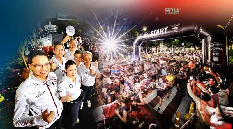 ยิ่งใหญ่! ใจกลางกรุงเทพฯ นักวิ่ง 70 ประเทศทั่วโลก ร่วมวิ่งมาราธอนผ่าเมือง