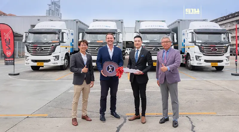 NEX ส่งมอบรถบรรทุกไฟฟ้าแก่ "โลจิสติกส์ เอเชีย" หนุน Green Logistics Sustainability NEX ส่งมอบรถบรรทุกไฟฟ้าแก่ "โลจิสติกส์ เอเชีย" หนุน Green Logistics Sustainability