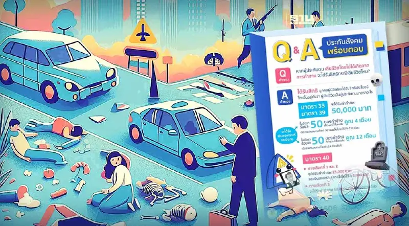 ผู้ประกันตนเสียชีวิตโดยไม่ได้เกิดจาการทำงาน ได้รับสิทธิหรือไม่อ่านด่วน