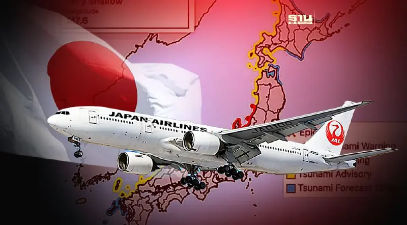 เจแปน แอร์ไลน์ยกเลิกเที่ยวบินไปนีกาตะ-อิชิคาวะเกือบหมดหลัง"แผ่นดินไหว"