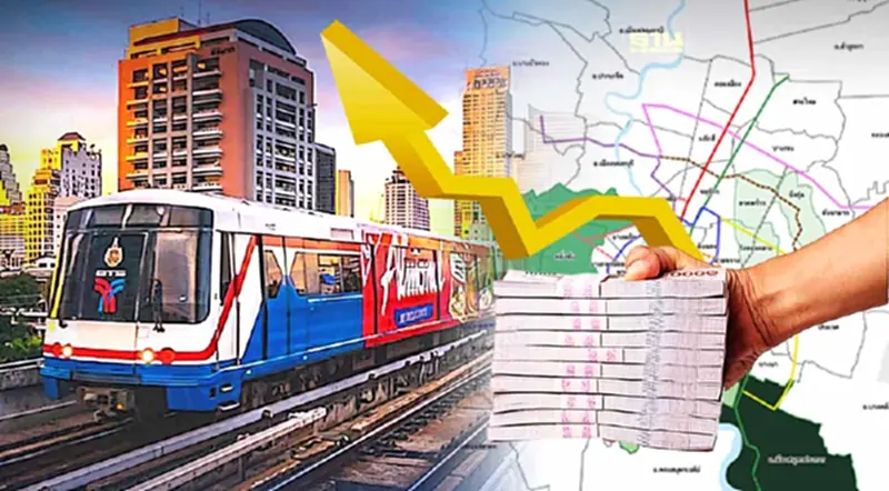 เปิด5 อันดับราคาที่ดินทำเลทองแนวรถไฟฟ้าพุ่ง เปิด5 อันดับราคาที่ดินทำเลทองแนวรถไฟฟ้าพุ่ง