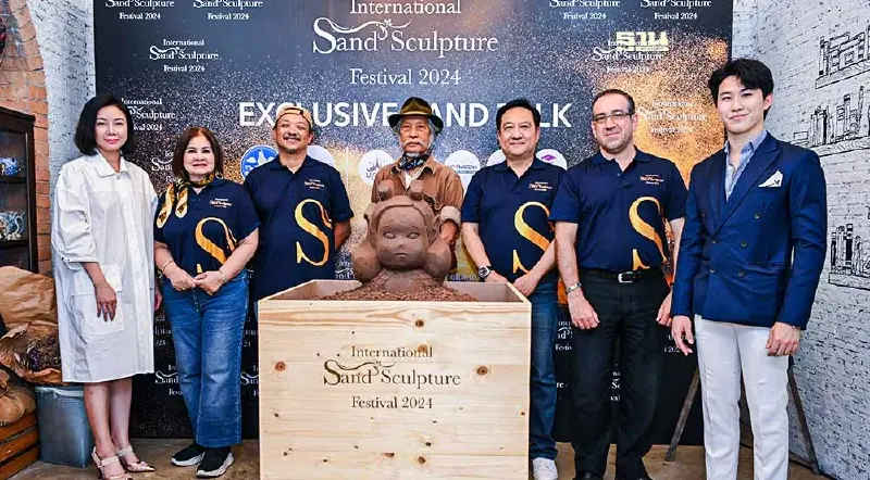 "QV"ผุดเทศกาลประติมากรรมทรายนานาชาติประเทศไทยดึงดูดนักท่องเที่ยว