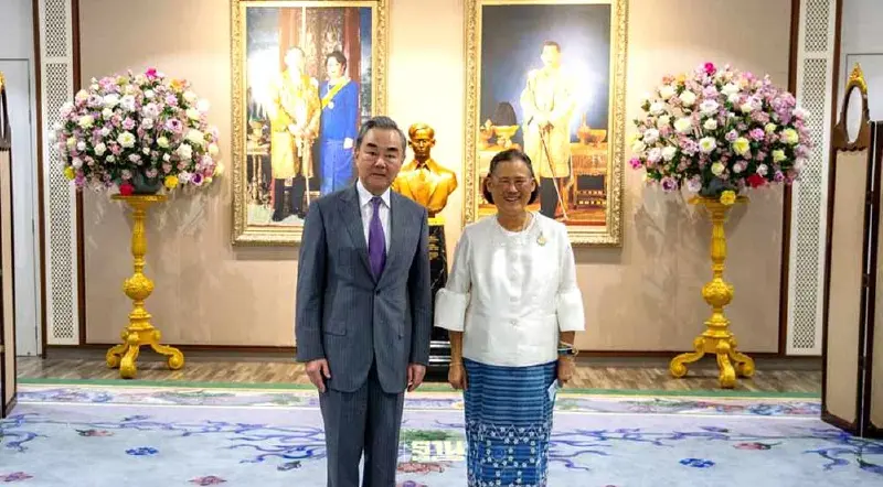 “หวัง อี้” เข้าเฝ้าฯ กรมสมเด็จพระเทพฯ ย้ำฉลองยิ่งใหญ่สัมพันธ์ 50 ปีไทย-จีน