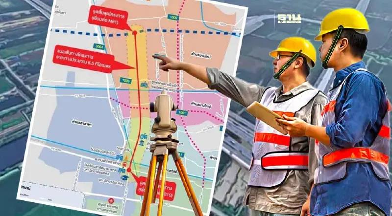 ลุยเวนคืน 352 แปลง 71 หลัง ตัดถนนเชื่อมสาย 4-มอเตอร์เวย์บางใหญ่ 6,100ล้าน