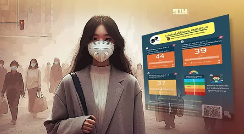เปิด 3 อันดับค่าฝุ่น PM 2.5 ปากเกร็ด จังหวัดนนทบุรี มีความเสี่ยงสูงสุด เปิด 3 อันดับค่าฝุ่น PM 2.5 ปากเกร็ด จังหวัดนนทบุรี มีความเสี่ยงสูงสุด