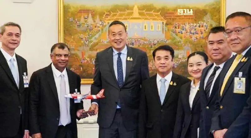 บิ๊ก Airasia โทนี่ เฟอร์นานเดส หารือเศรษฐา หนุนกรุงเทพ ฮับบินดูไบแห่งอาเซียน