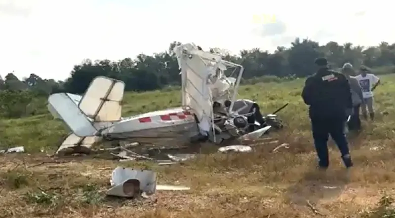 ความคืบหน้าเหตุ เครื่องบินเล็กตก อ.บางละมุง ชลบุรี เสียชีวิต 1 ราย