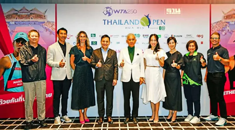 “สุวัจน์”จัดใหญ่เทนนิส"ไทยแลนด์ โอเพ่น 2024" ที่หัวหิน ดึงตัวท็อปมาเพียบ “สุวัจน์”จัดใหญ่เทนนิส"ไทยแลนด์ โอเพ่น 2024" ที่หัวหิน ดึงตัวท็อปมาเพียบ