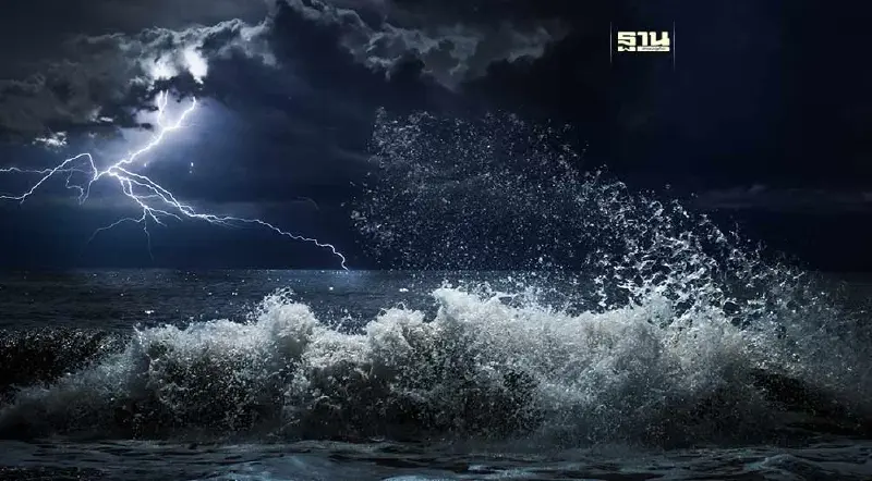 กรมอุตุนิยมวิทยา เตือนฉบับ 3 ใต้ฝนตกหนักบางแห่ง คลื่นสูง 2-3 เมตร