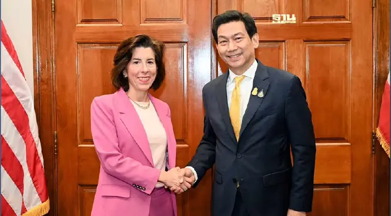 รองนายกฯ พบพาณิชย์สหรัฐ ชงแลนด์บริดจ์-เสริมแกร่งซัพพลายเชน
