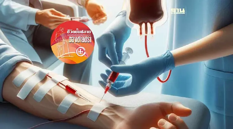 ผลของการรักษาโรคด้วยวิธีการถ่ายเลือด