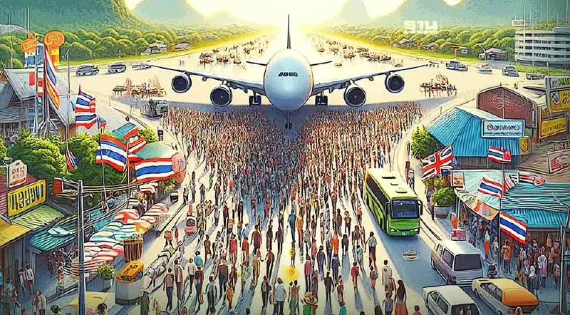 ต่างชาติเที่ยวไทยทะลุ 5  ล้านคนแล้ว เปิด 5 ชาติเข้าไทยสูงสุด