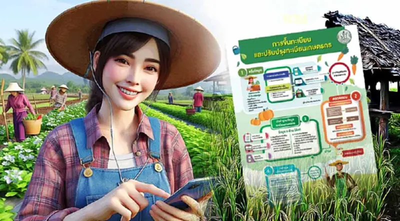 กรมส่งเสริมการเกษตร ไขปมขึ้นทะเบียนและปรับปรุงทะเบียนเกษตร กรมส่งเสริมการเกษตร ไขปมขึ้นทะเบียนและปรับปรุงทะเบียนเกษตร
