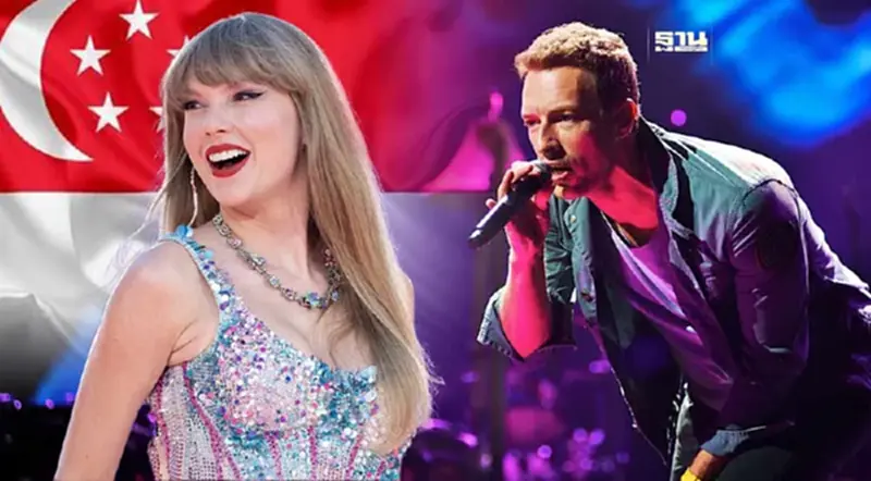 Coldplay -Taylor Swift เศรษฐศาสตร์คอนเสิร์ตดันการท่องเที่ยวสิงคโปร์ Coldplay -Taylor Swift เศรษฐศาสตร์คอนเสิร์ตดันการท่องเที่ยวสิงคโปร์