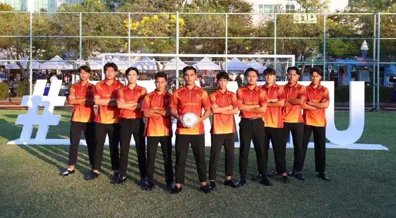 โหมโรงฟุตบอลประเพณีจุฬาฯ-ธรรมศาสตร์ ทีม มธ.เปิดตัวนักเตะ พร้อมเสื้อ โหมโรงฟุตบอลประเพณีจุฬาฯ-ธรรมศาสตร์ ทีม มธ.เปิดตัวนักเตะ พร้อมเสื้อ