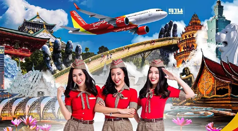 ไทยเวียตเจ็ทจัดตั๋วโปรรับ "ตรุษจีน"  เริ่มต้น 88 บาท เปิดจอง 8-11 ก.พ.นี้