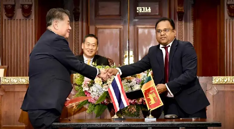 ลงนามแล้ว "FTA ไทย - ศรีลังกา" การบินไทย ฟื้นเที่ยวบินไปโคลัมโบ 31 มี.ค.นี้