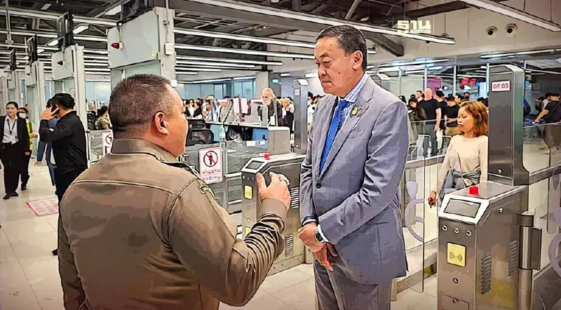 งงทั้งสุวรรณภูมิ “นายกฯเศรษฐา” ดอดตรวจ จี้แก้ปัญหาตรวจคนเข้าเมืองนาน