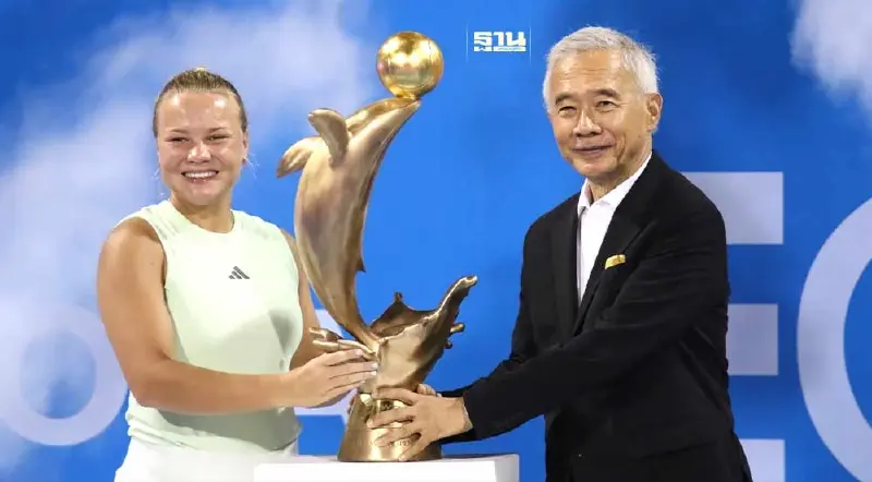 “สุวัจน์”ยินดีกับสาวรัสเซียคว้าแชมป์หญิงเดี่ยวเทนนิสไทยแลนด์โอเพ่น 2024