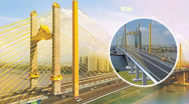 กทพ.จัด "วาเลนไทน์" เปิด "จดทะเบียนสมรส" บนสะพานคู่ขนานพระราม 9