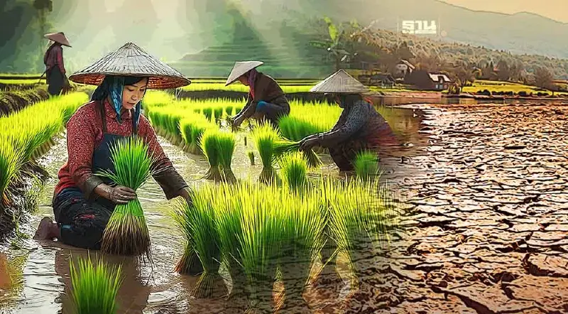 ชาวนาไม่สนภัยแล้ง แห่ปลูกข้าวนาปรังทะลุ 8 ล้านไร่