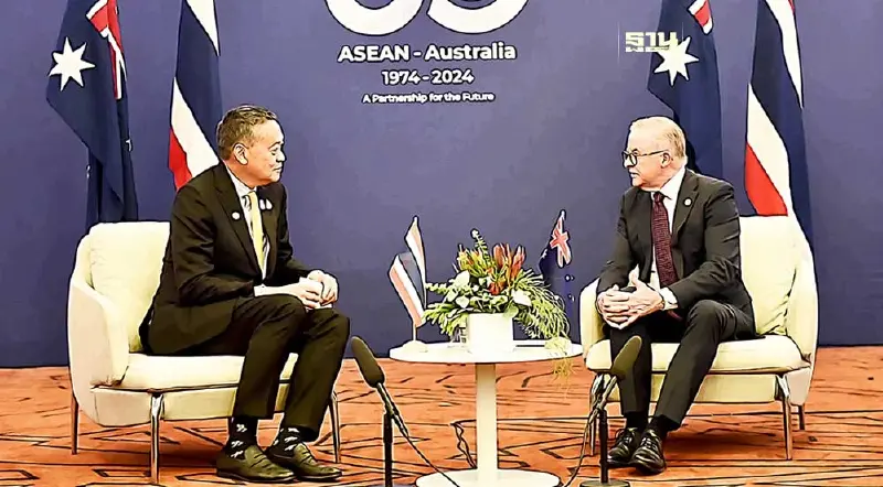 "เศรษฐา" หารือนายกฯออสซี่ พร้อมหนุนการท่องเที่ยว เพิ่มบินตรงระหว่างกัน