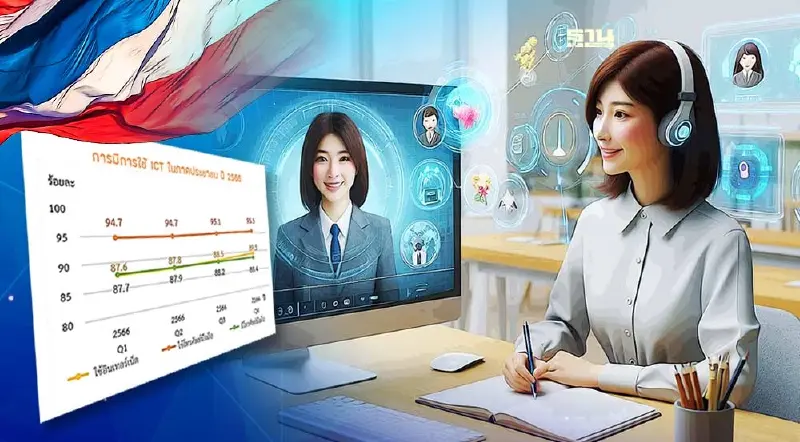 สำนักงานสถิติฯ เผยคนไทยใช้เน็ต 59 ล้านคน - มือถือ 62.9 ล้านคน