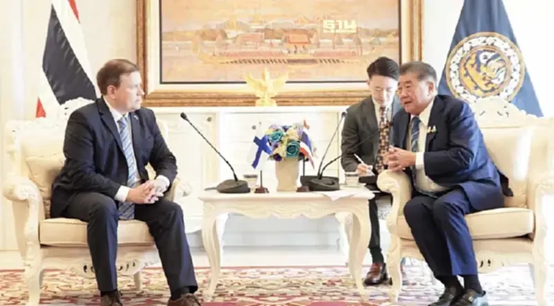 "ภูมิธรรม" ถกฟินแลนด์ ดันเจรจา FTA ไทย-อียู "ภูมิธรรม" ถกฟินแลนด์ ดันเจรจา FTA ไทย-อียู