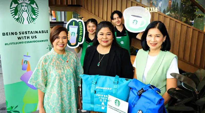 สตาร์บัคส์ ชวนใช้แก้วส่วนตัว ตั้งเป้าลดขยะครึ่งหนึ่งภายในปี 2573 สตาร์บัคส์ ชวนใช้แก้วส่วนตัว ตั้งเป้าลดขยะครึ่งหนึ่งภายในปี 2573