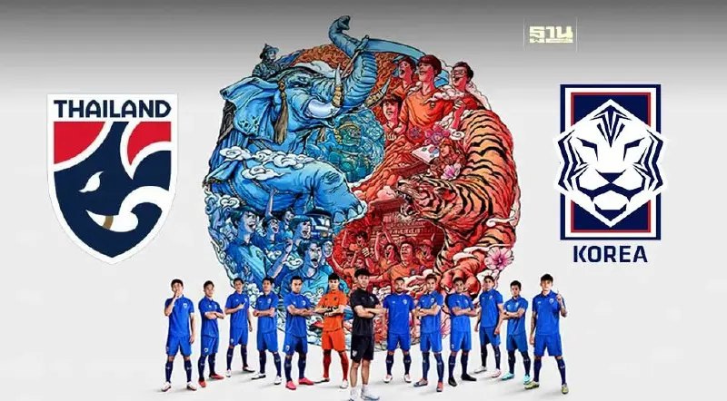 ถ่ายทอดสด เกาหลีใต้ VS ทีมชาติไทย ดูบอลสดศึกฟุตบอลโลกรอบคัดเลือก 18.00 น.