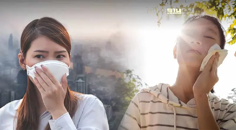 วิธีรับมือเลี่ยงเป็น "โรคลมแดด" สู้ "ฝุ่นพิษ PM 2.5" ทำได้ทันที