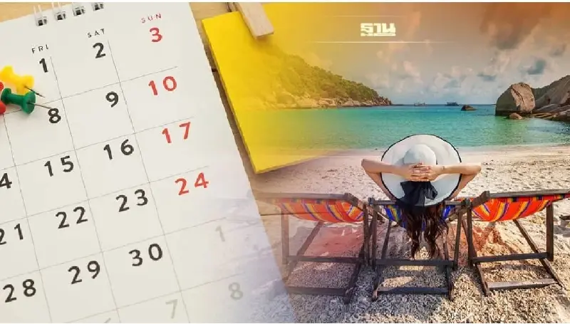 วันหยุดเดือนเมษายน 2567 เช็ควันหยุดราชการ-วันหยุดธนาคาร วันสำคัญที่นี่