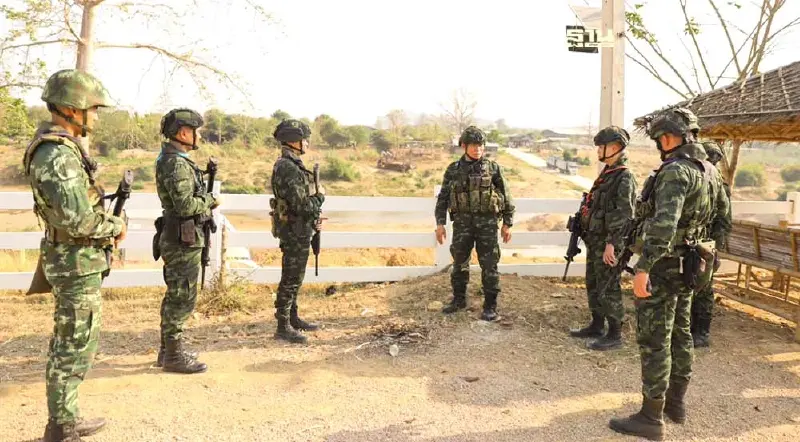 " ฉก.ราชมนู”เข้มชายแดนแม่สอด สกัดคนทะลักเข้าไทย หลังสู้รบในเมียนมาเดือด