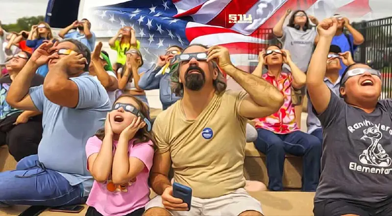 อเมริกาตั้งตารอชม “สุริยุปราคาเต็มดวง" 8 เมษายนนี้