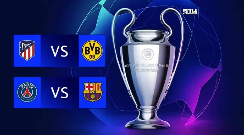 ถ่ายทอดสด UCL แอตฯมาดริด VS ดอร์ทมุนด์ -เปแอชเช VS บาร์เซโลน่า