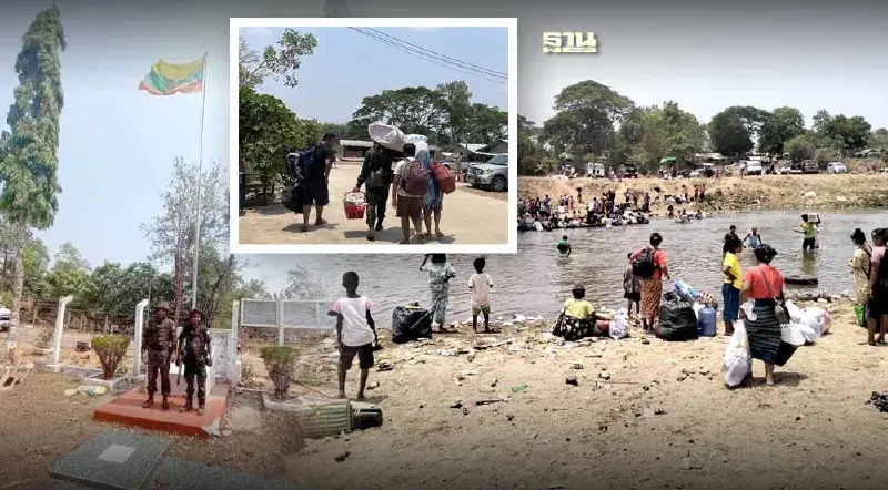 658 ผู้ลี้ภัย ทยอยกลับเมียนมา หลังเหตุการณ์สู้รบสงบลง