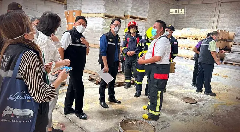 "ไฟไหม้โกดังพระราม 2" เหตุความร้อนจุดสารเคมีติดไฟ