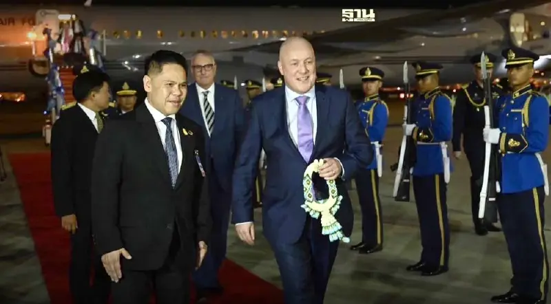"นายกฯนิวซีแลนด์" นำคณะถึงไทยในรอบ 11 ปี มีคิวหารือ "เศรษฐา" พรุ่งนี้
