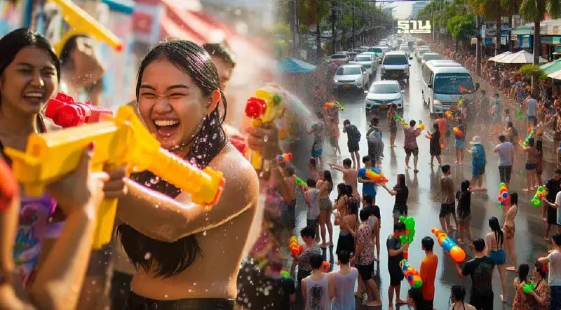 ปฏิทินงานสงกรานต์ชลบุรี 2567 "วันไหลบางแสน-พัทยา-นาเกลือ-บางเสร่"