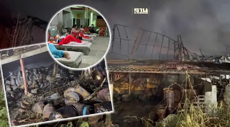 คุมเพลิงโรงงานระยองได้แล้ว พิสูจน์หลักฐานวันนี้ กระทบชาวบ้านกว่า 100 ชีวิต