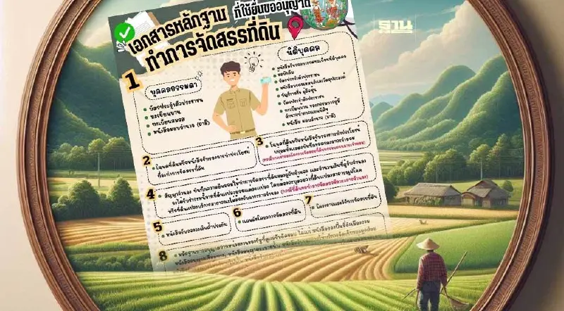 ขั้นตอนขออนุญาตจัดสรรที่ดิน ต้องเตรียมเอกสารอะไรบ้างก่อนไปสำนักงาน