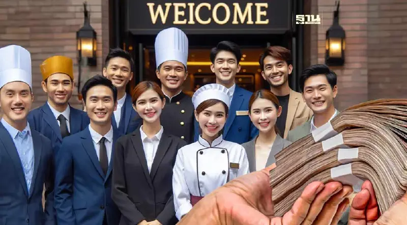 เริ่มวันนี้ลูกจ้างโรงแรมเฮ 13 เม.ย 67 เริ่มรับค่าจ้างขั้นต่ำวันละ 400 บาท  