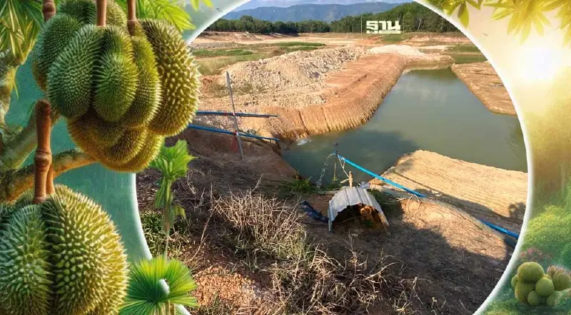 สวนทุเรียนตราดวิกฤต ขาดน้ำอย่างหนัก กระทบ 100 กว่าครัวเรือน