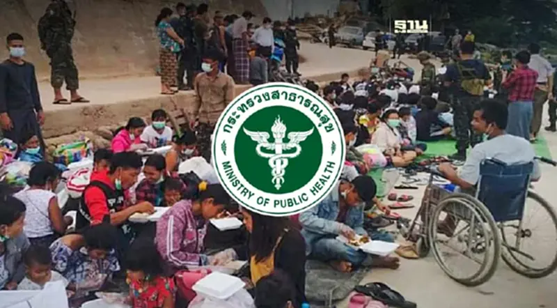 สาธารณสุข เฝ้าระวัง 4 กลุ่มโรคผู้ลี้ภัยเมียนมา สาธารณสุข เฝ้าระวัง 4 กลุ่มโรคผู้ลี้ภัยเมียนมา