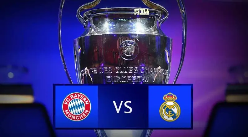 ถ่ายทอดสดฟุตบอลยูฟ่า แชมเปียนส์ลีก บาเยิร์น VS เรอัล มาดริด ดูบอลสด UCL ที่นี่