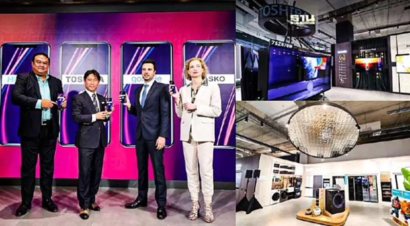 Hisense ผนึก 3 บิ๊กเครื่องใช้ไฟฟ้า ปักหมุดโชว์รูมนวัตกรรมแห่งแรกในไทย Hisense ผนึก 3 บิ๊กเครื่องใช้ไฟฟ้า ปักหมุดโชว์รูมนวัตกรรมแห่งแรกในไทย