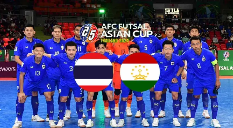 ถ่ายทอดสดฟุตซอลทีมชาติไทย VS ทาจิกิสถาน ดูบอลสดศึกชิงแชมป์เอเชีย 18.00 น.