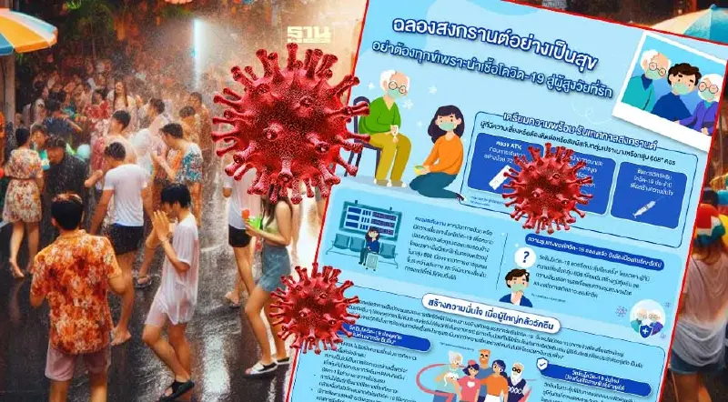 เตือน! สงกรานต์ไม่นำเชื้อโควิด19 สู่ผู้สูงวัย